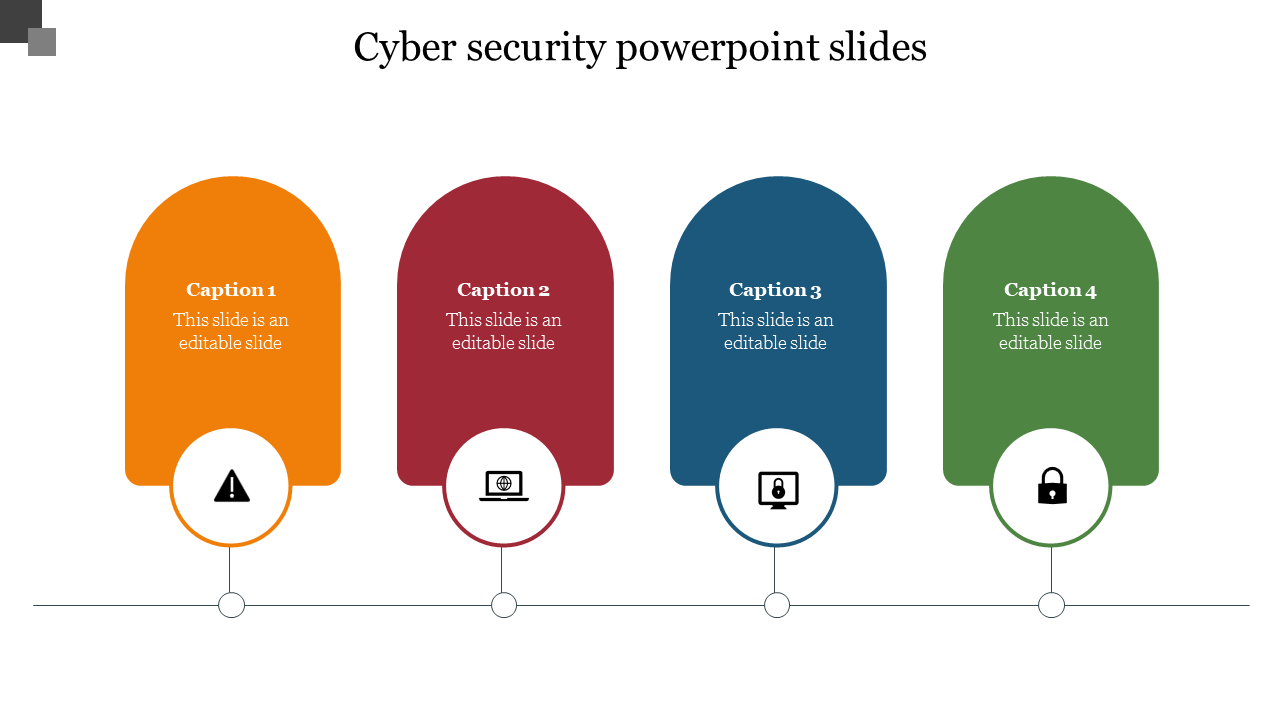 Free - Amazing Cyber Security PowerPoint Slides In Multicolor Model